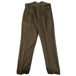 British Army Brown Service Dress Trousers - W33 L31.5