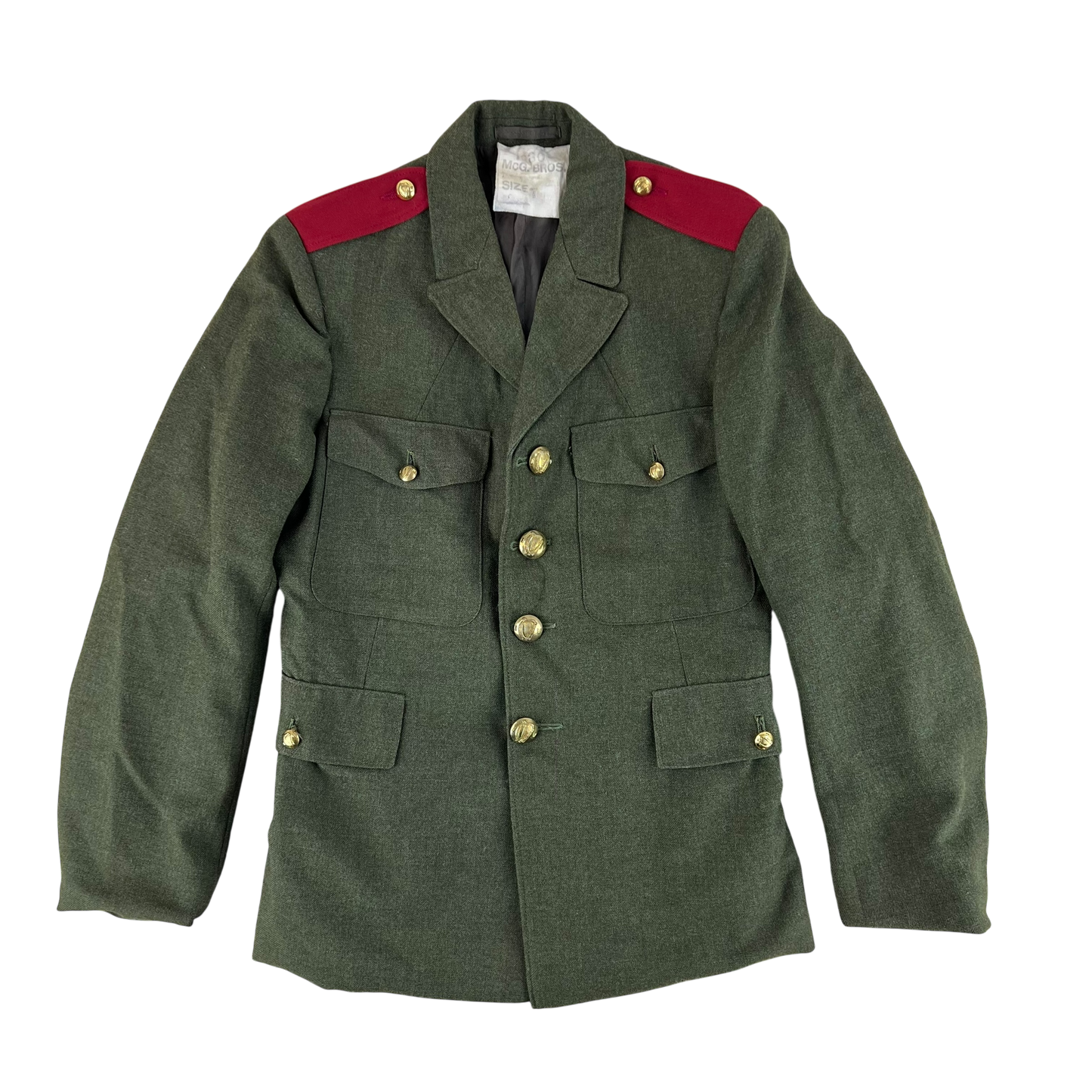 Irish Army 80s Green Dress Jacket - Medium