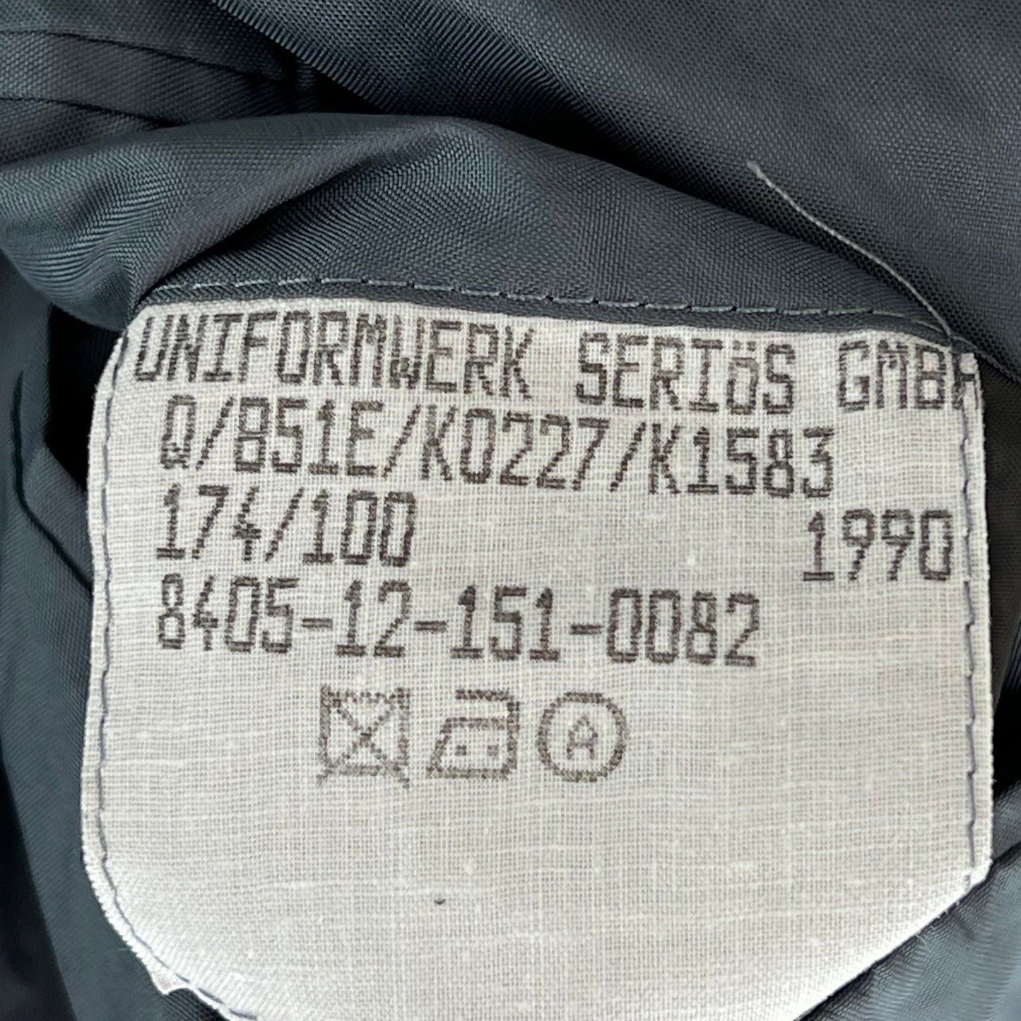 German Army Grey Dress Jacket Uniform - Medium