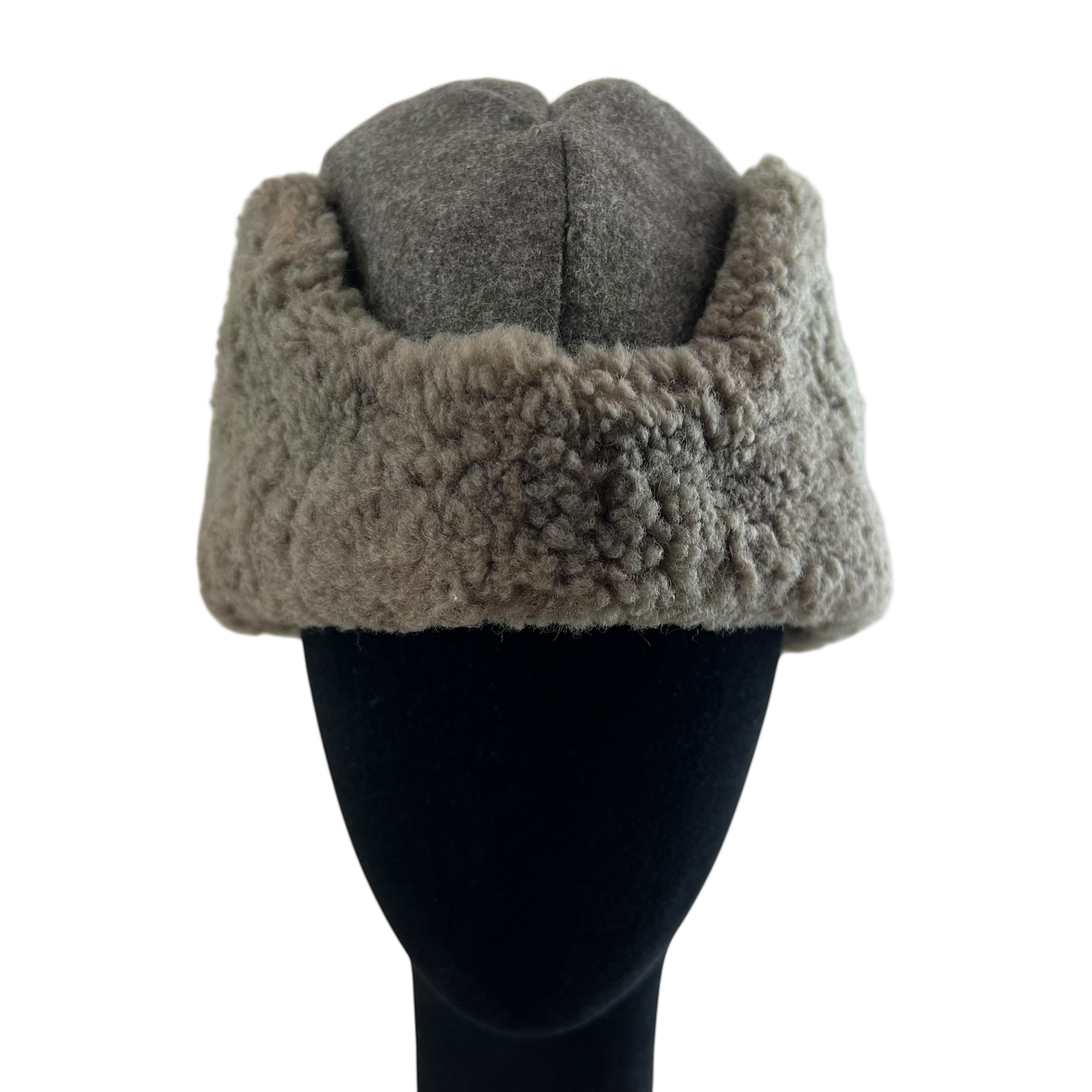 Swedish Army WW2 M43 Wool Ushanka Cap - Small 56cm