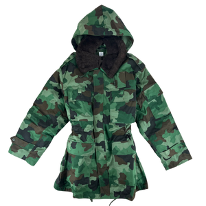 Serbian Army M93 Oak Leaf Camouflage Parka w/ Thermal Liner - Medium 172/100