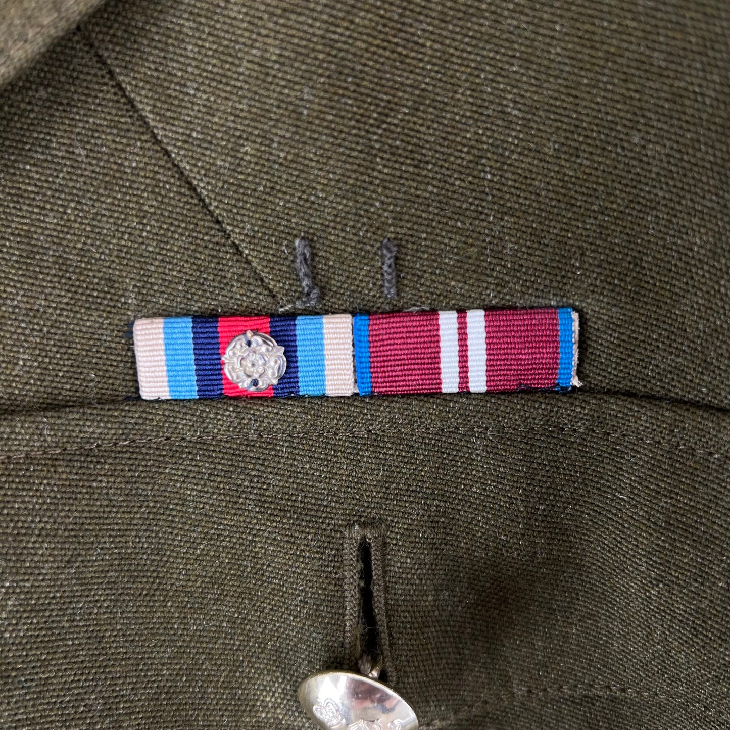 British Army 1980 Pattern No. 2 Olive Green Dress Jacket - Royal Tank Regiment - Medium 176/100