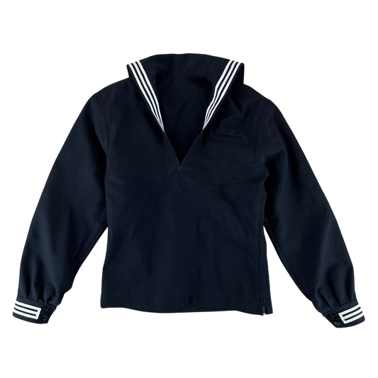 US Navy Sailor's Black Blue Crackerjack Jumper Top - Medium 38R