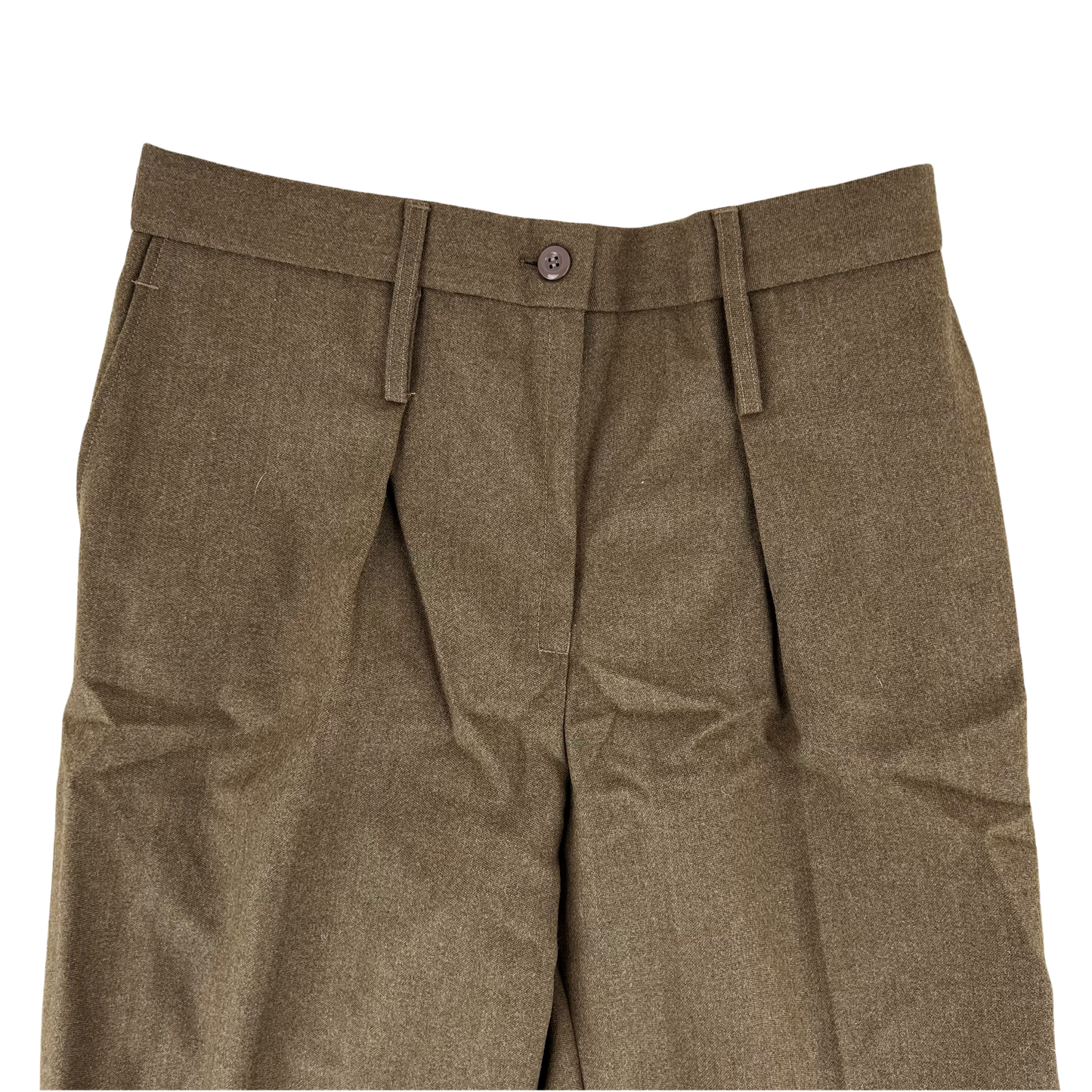 British Army No. 2 FAD Barracks Brown Women's Slacks Trousers - W32 L32