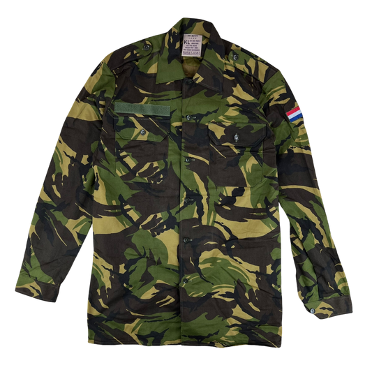 Dutch Army Field Shirt DPM Woodland Camouflage Long Sleeve - Medium