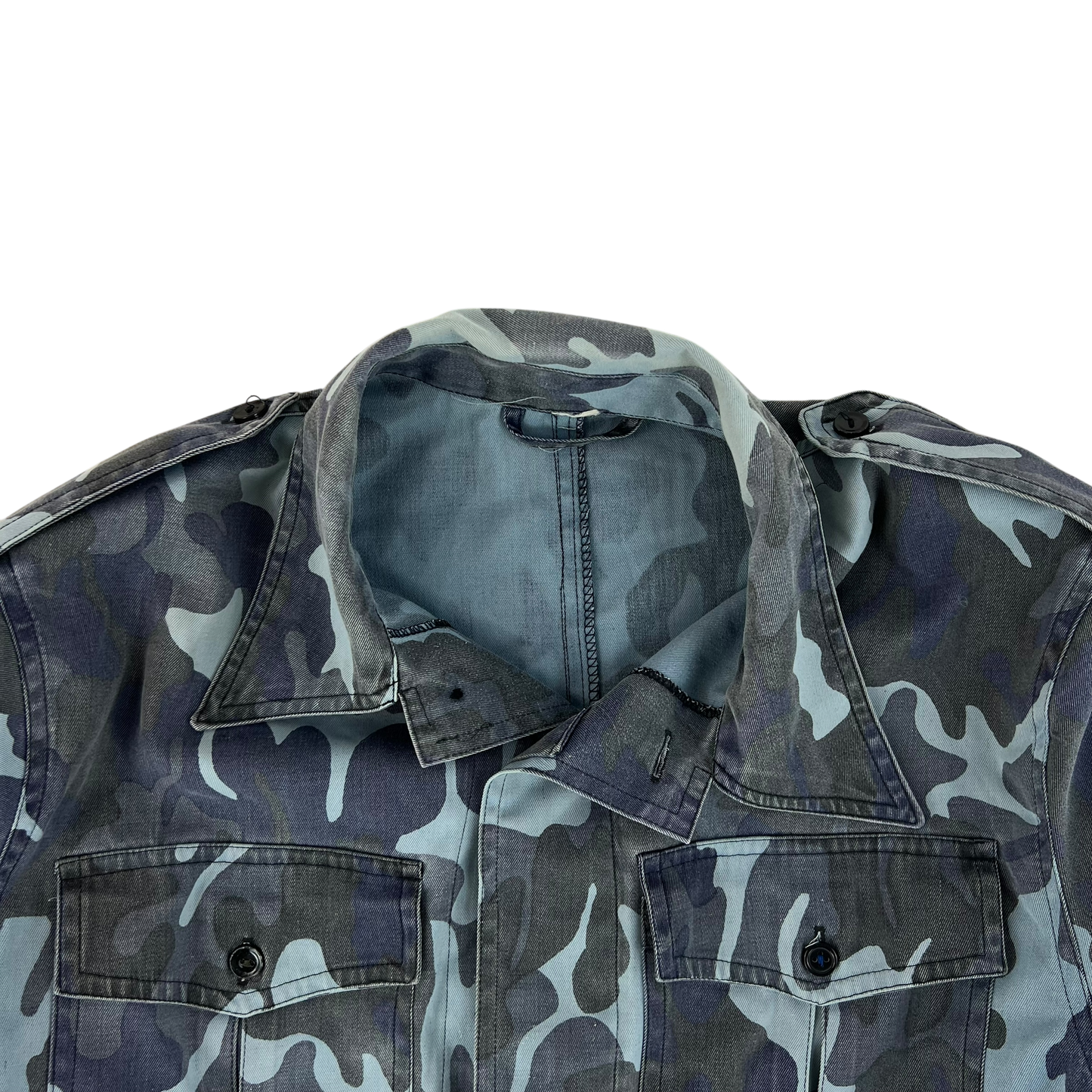 Romanian Army / Police M1990 Blue Leaf Camouflage Jacket - Large