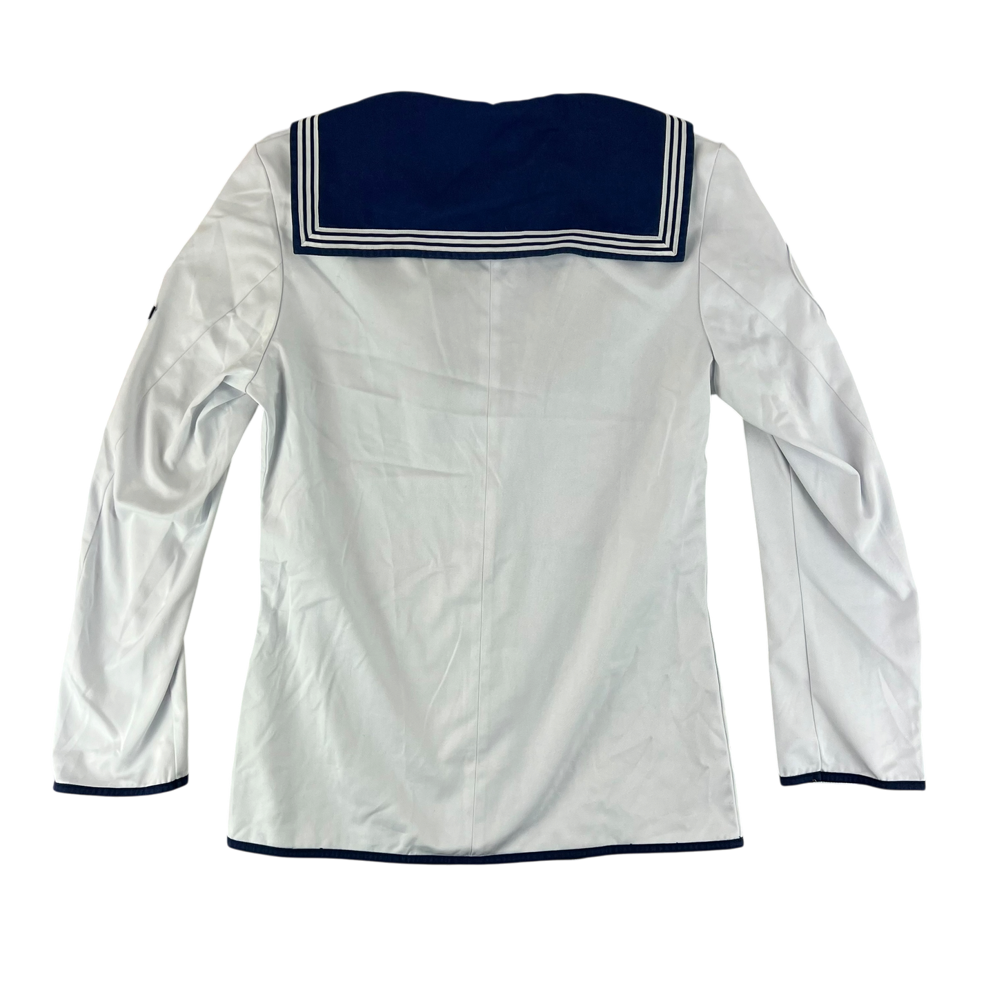 British Royal Navy Class II White Jumper Sailor's Top - Medium 188/100