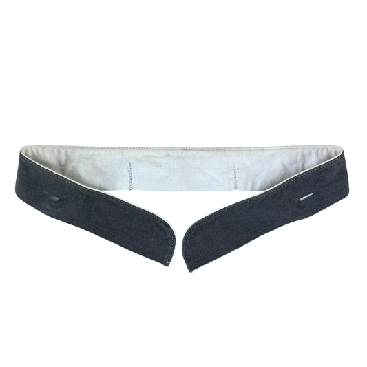 East German Army NVA Grey White Kragenbinde Collar Liner - 59cm