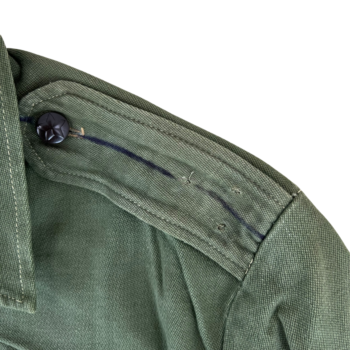 Bulgarian People's Army Cotton Olive Green Cossack Shirt - Large