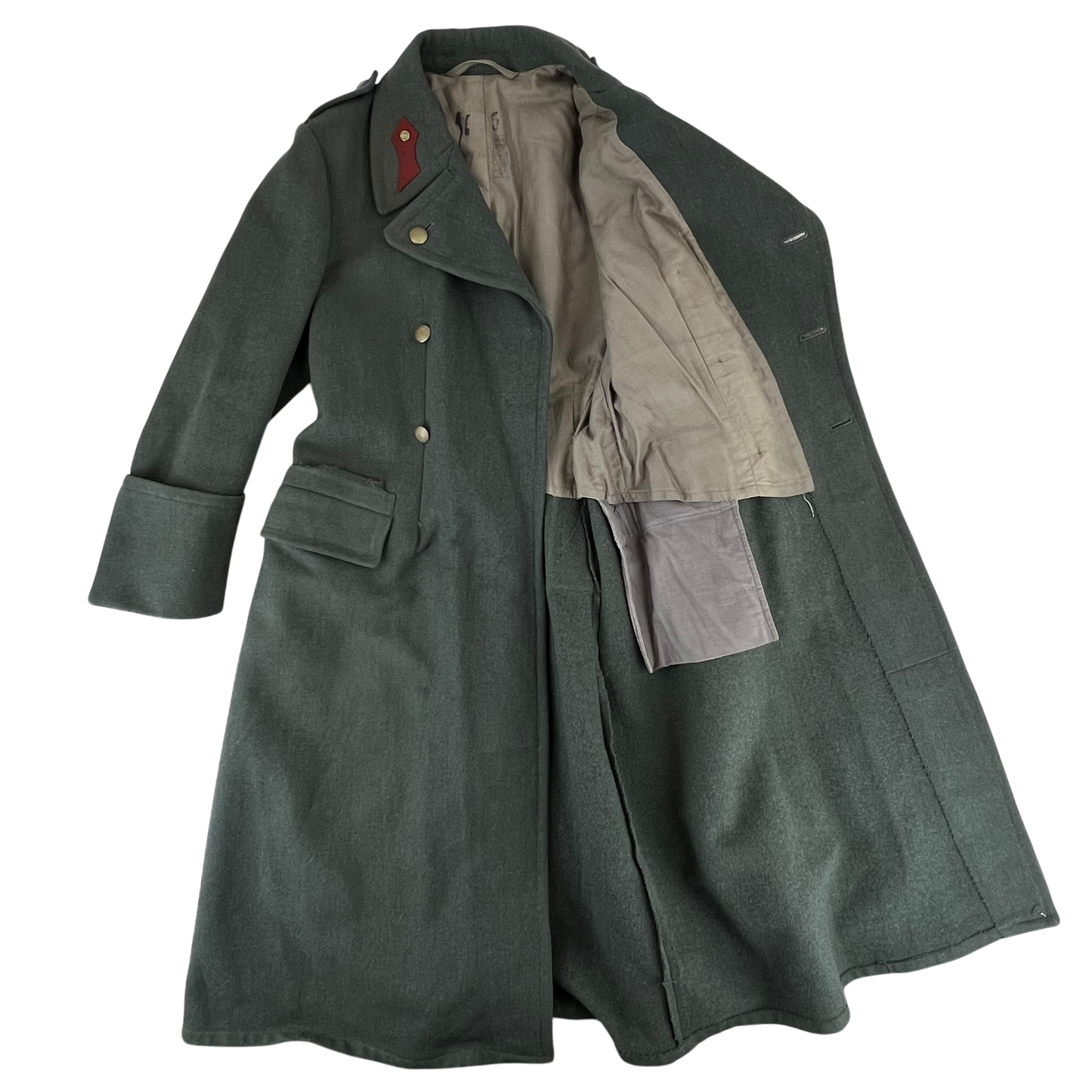 Austrian Army Officer's Greatcoat 1959 Field Grey - Medium