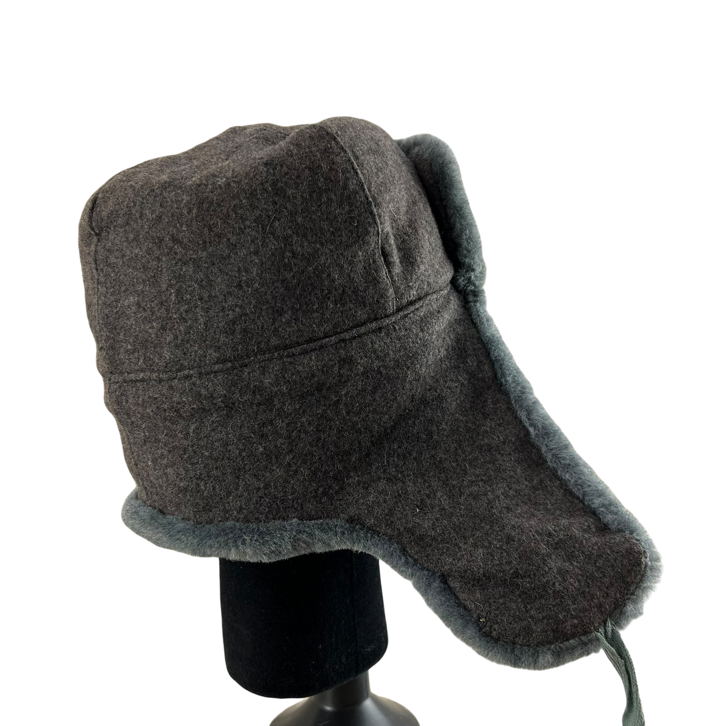 Soviet Red Army Officer's Grey Ushanka - Small