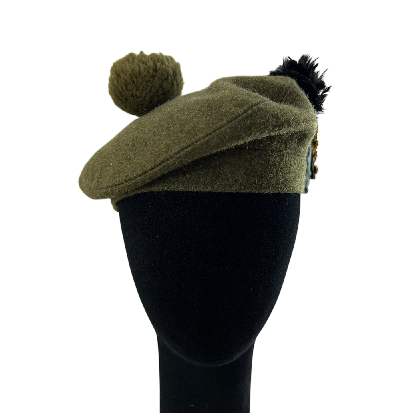 British Army Tam o Shanter w/ Plume - Royal Regiment of Scotland - Small