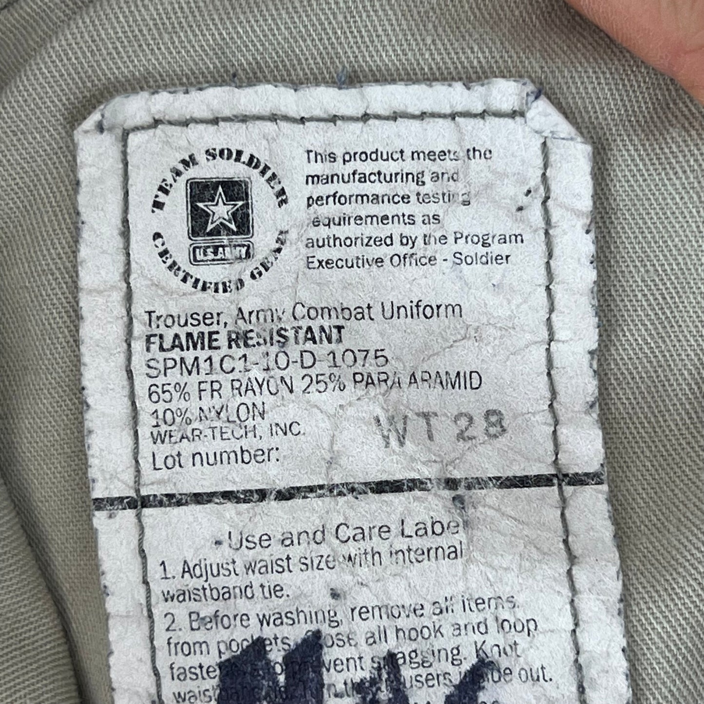 US Army UCP Pixel Camo Flame Resistant BDU Ripstop Combat Trousers - W35 L32.5