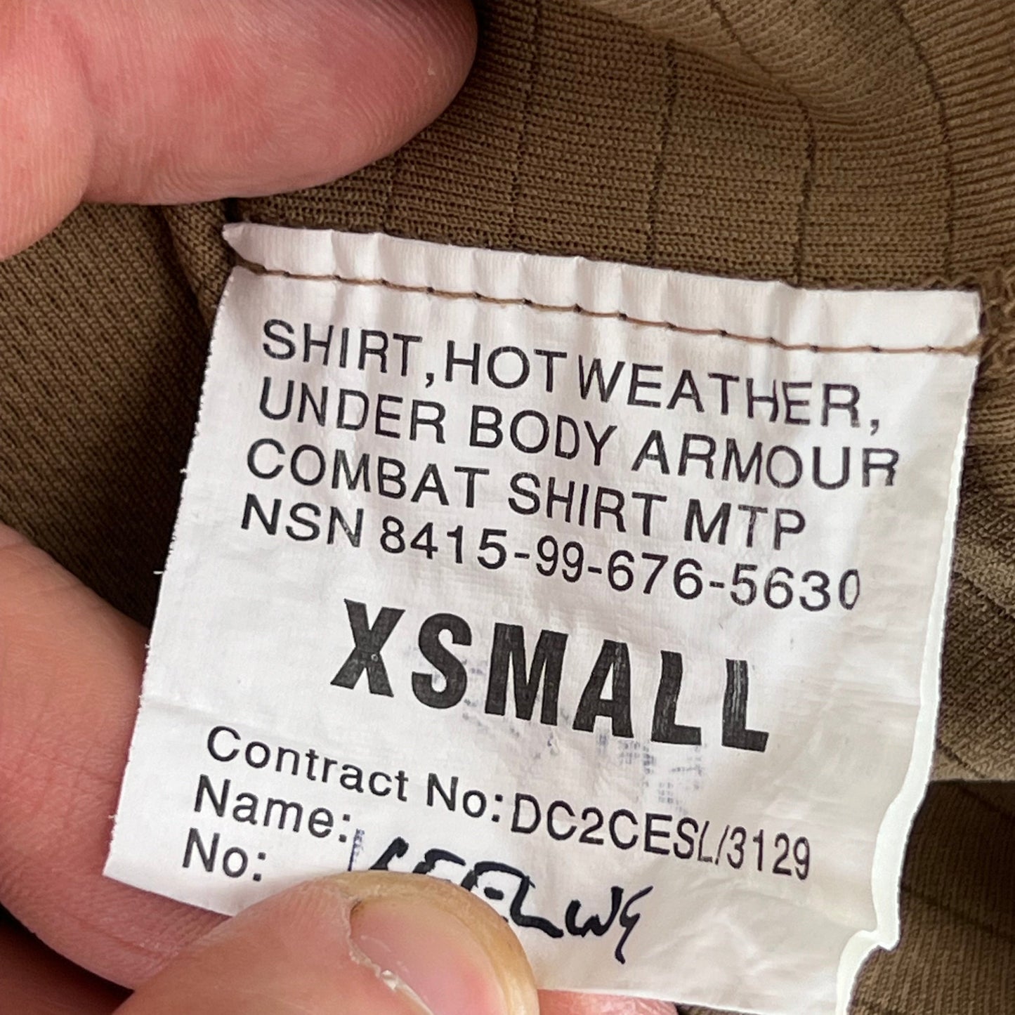 British Army MTP Camouflage Brown UBACS Combat Shirt - X Small