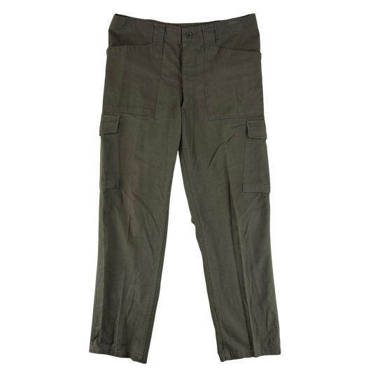 Austrian Army Olive Green Fatigue Trousers - W35 L31