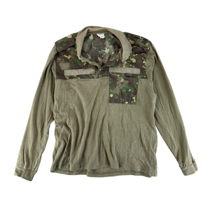 Romanian Army M2017 Woodland Camouflage Polo Top - Medium