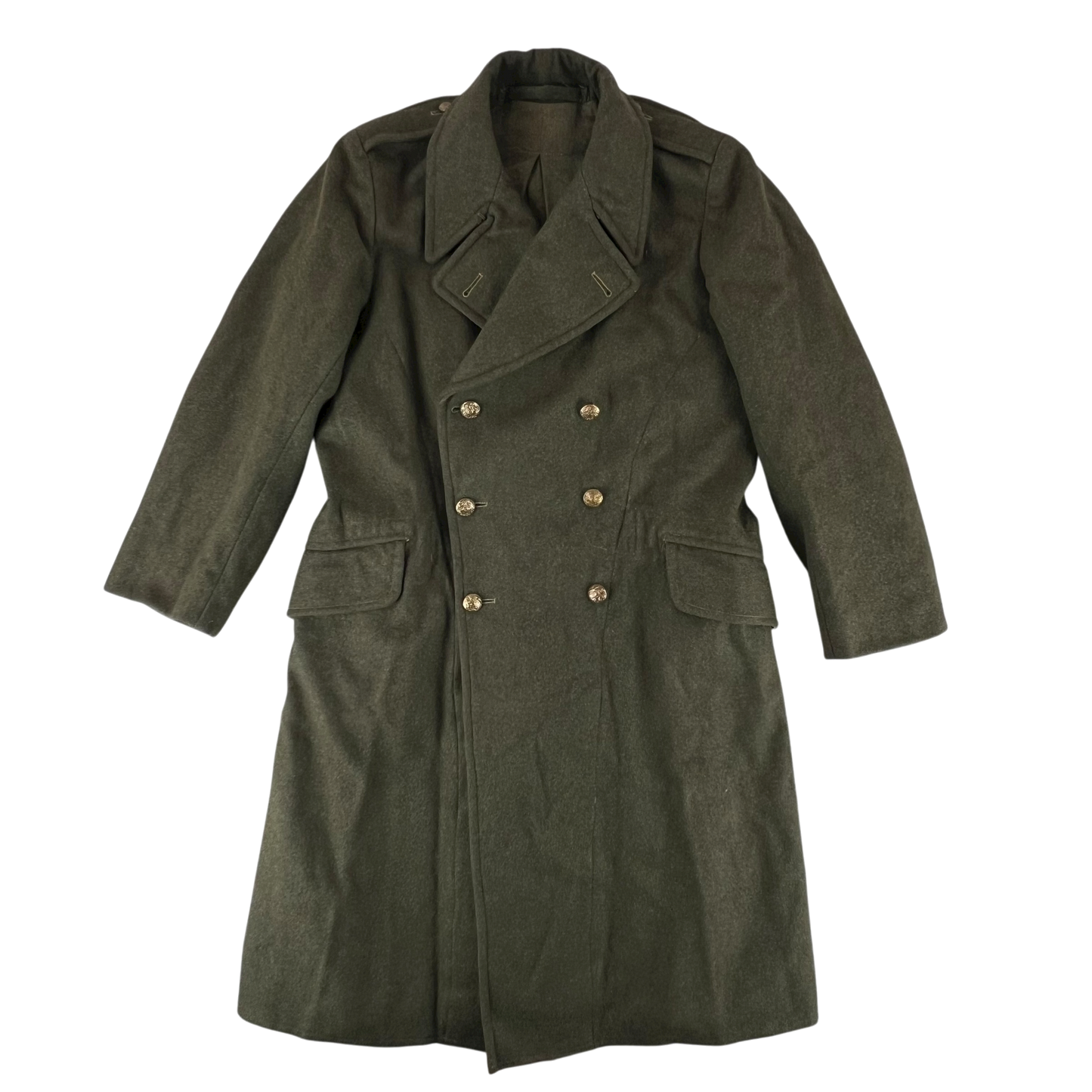 British Army 50s Dismounted 1940 Pattern Greatcoat - Large SIZE 8