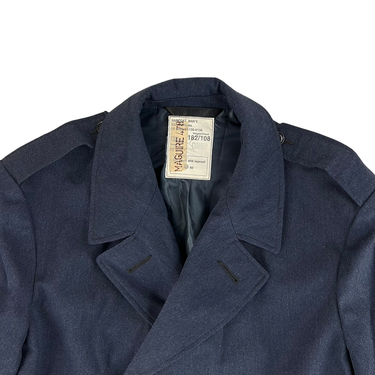 British Royal Air Force Raincoat Trench Coat - Large 182/108