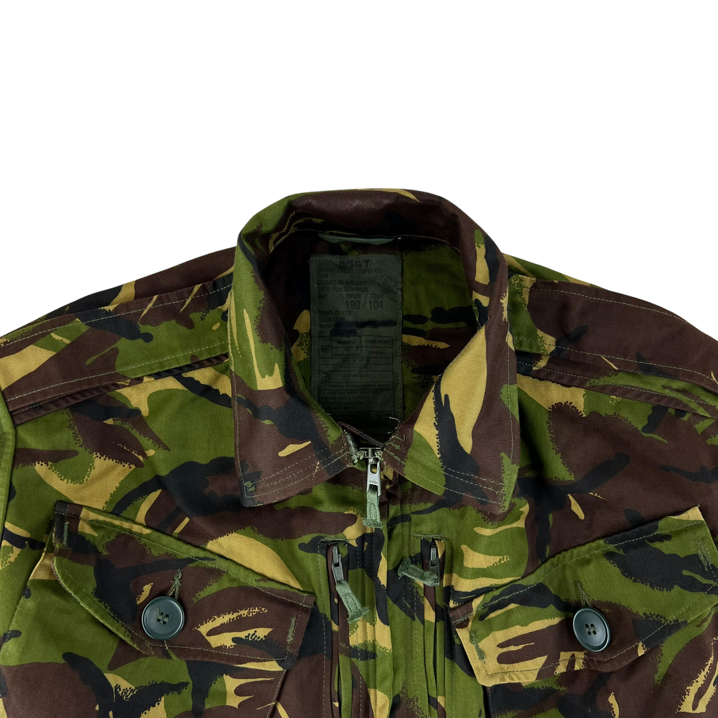 British Army 84 Pattern Woodland DPM Camo Combat Smock - Large 190/104