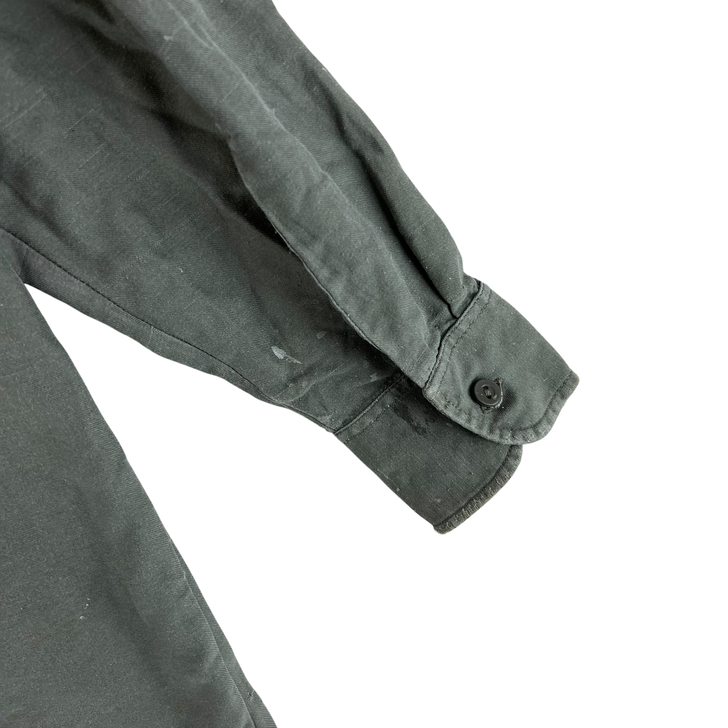 German Army Olive Green Long Sleeve Field Shirt - Large GrNr4