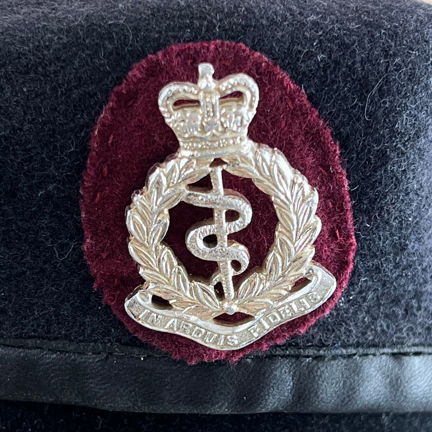 British Army Beret w/ Badge - Royal Army Medical Corps - X Small 54cm