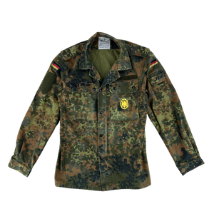 German Army Flecktarn Camouflage Long Sleeve Field Shirt - Medium GrNr 6
