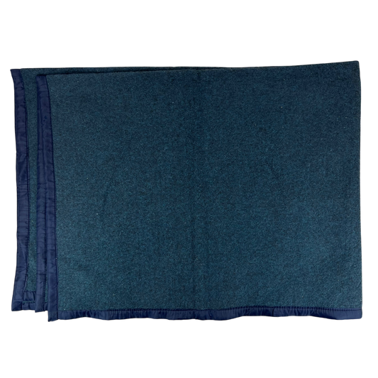 Romanian Army / Air Force Blue Wool Blanket