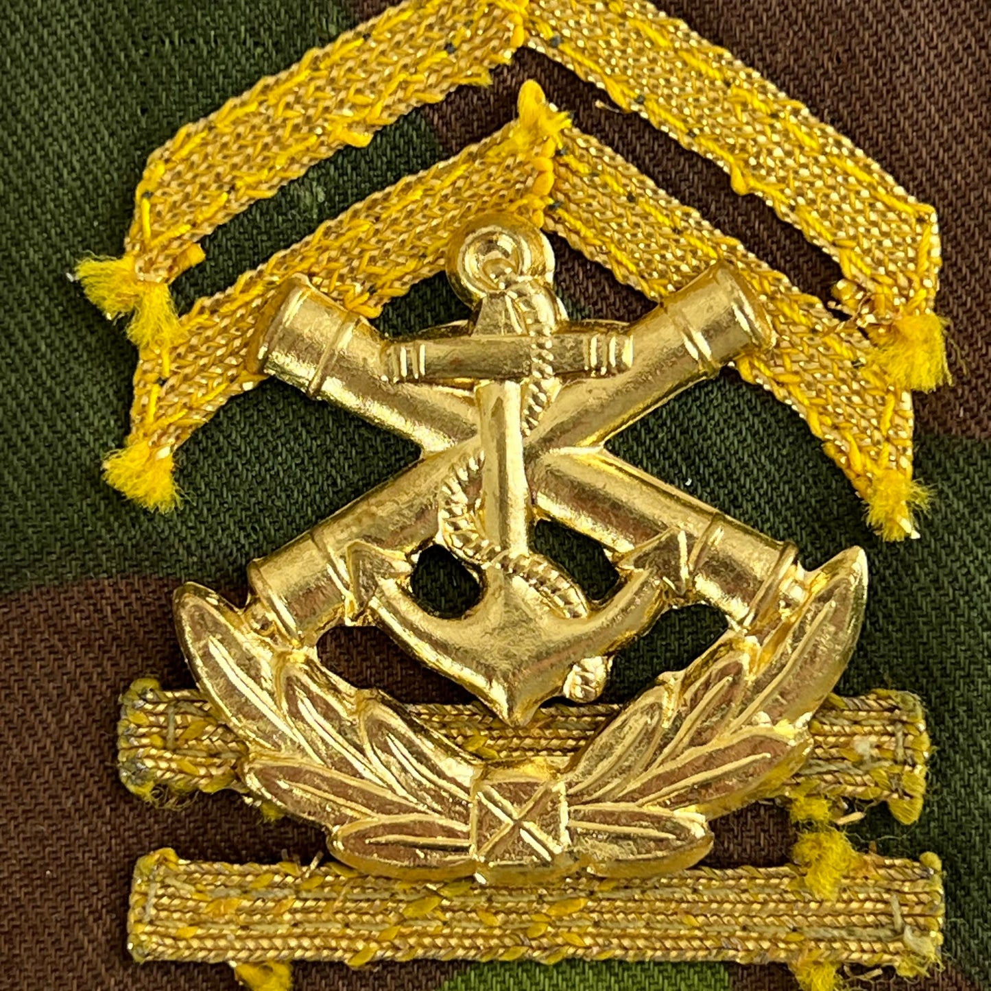 Finnish Navy M91 Camo Single Under Sergeant Rank Cuff Tab