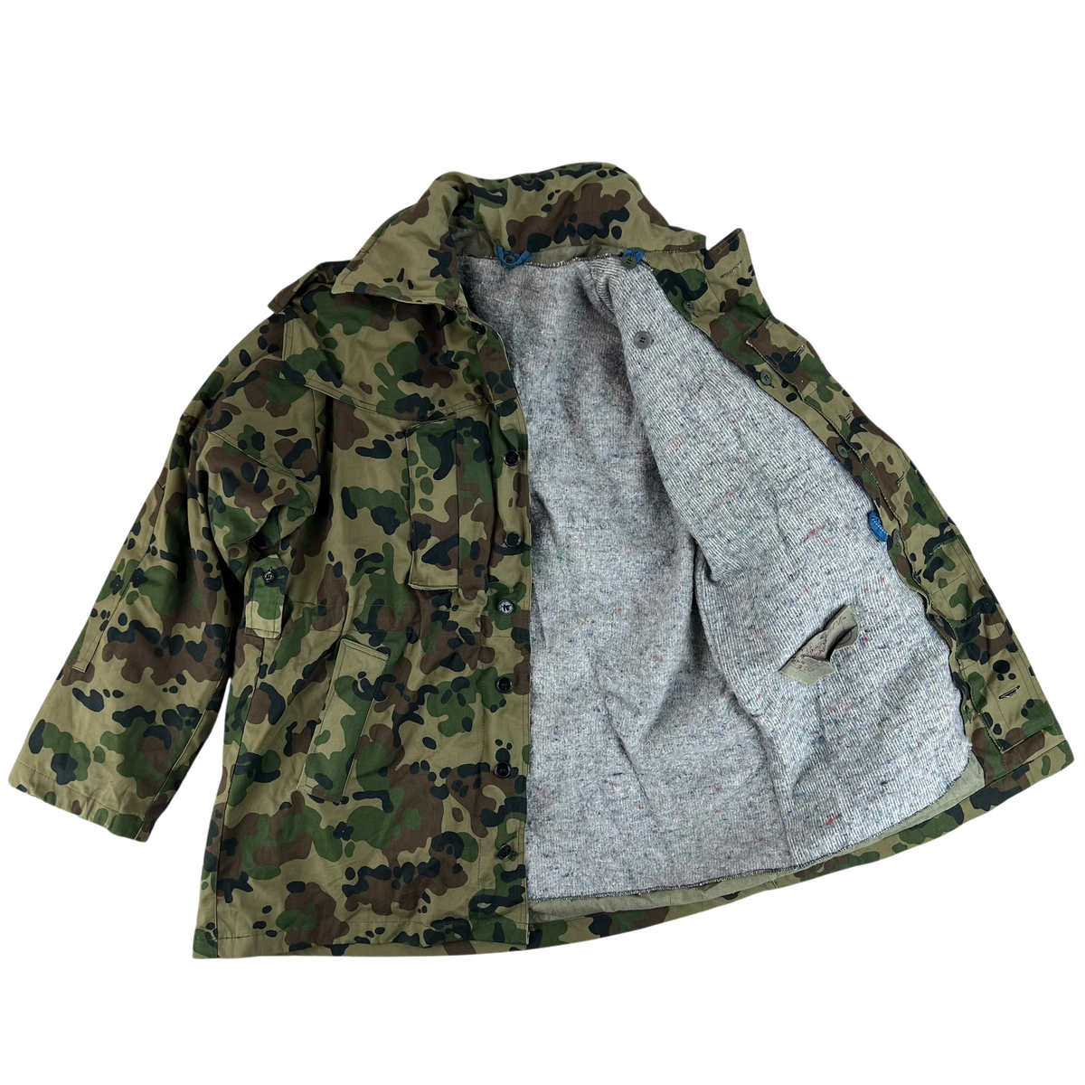 Romanian Army M1994 Fleck Camouflage Parka w/ Thermal Liner - Large