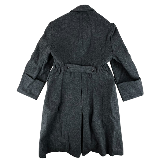 Bulgarian People's Army 70s Grey Wool Greatcoat - Medium