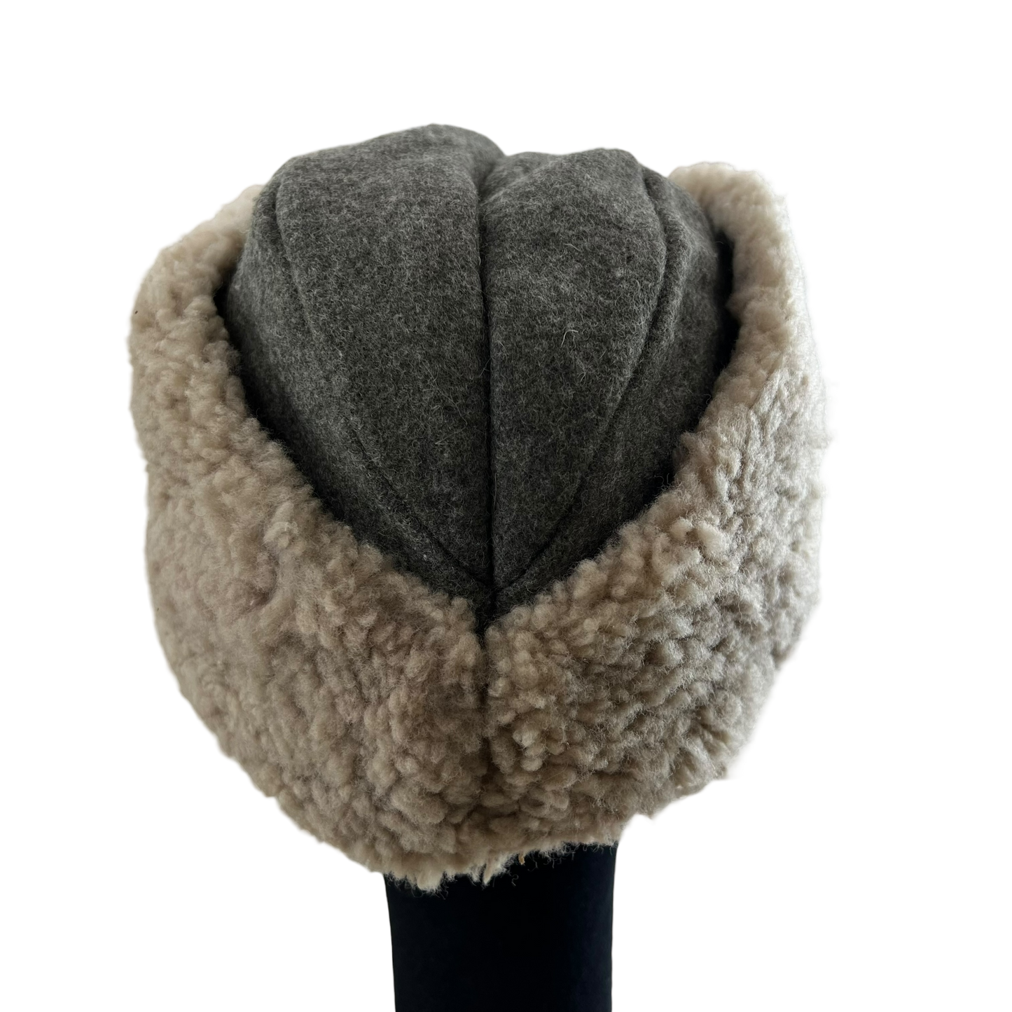 Swedish Army WW2 M43 Wool Ushanka Cap - Small 56cm