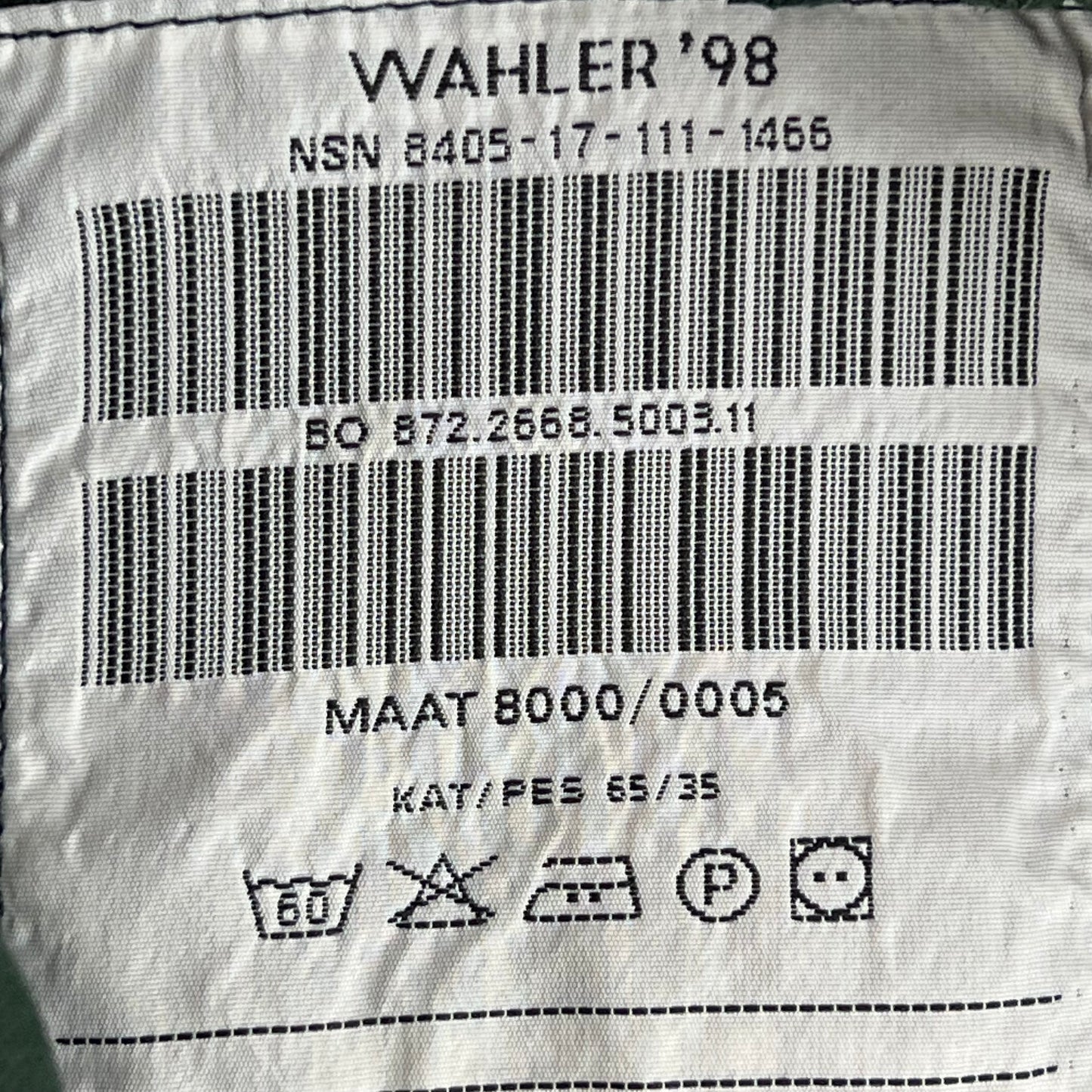 Dutch Army Green Work Jacket - Large