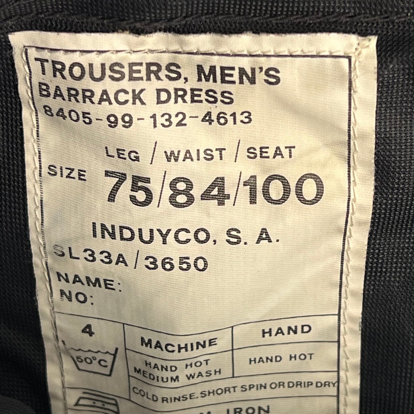 British Army Barrack Dress Green Trousers - W33 L29.5
