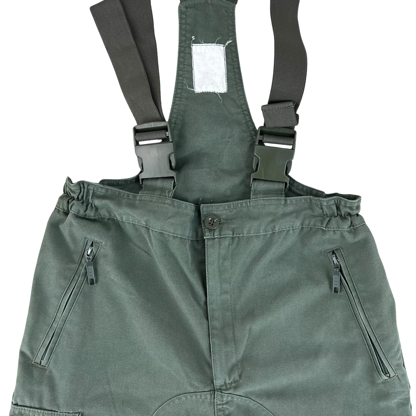 French Army F1 Olive Dungaree Trousers - W30 L27