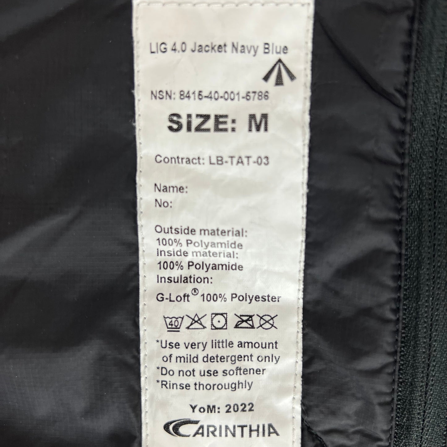 British Royal Navy Carinthia LIG 4.0 Thermal Jacket - Medium