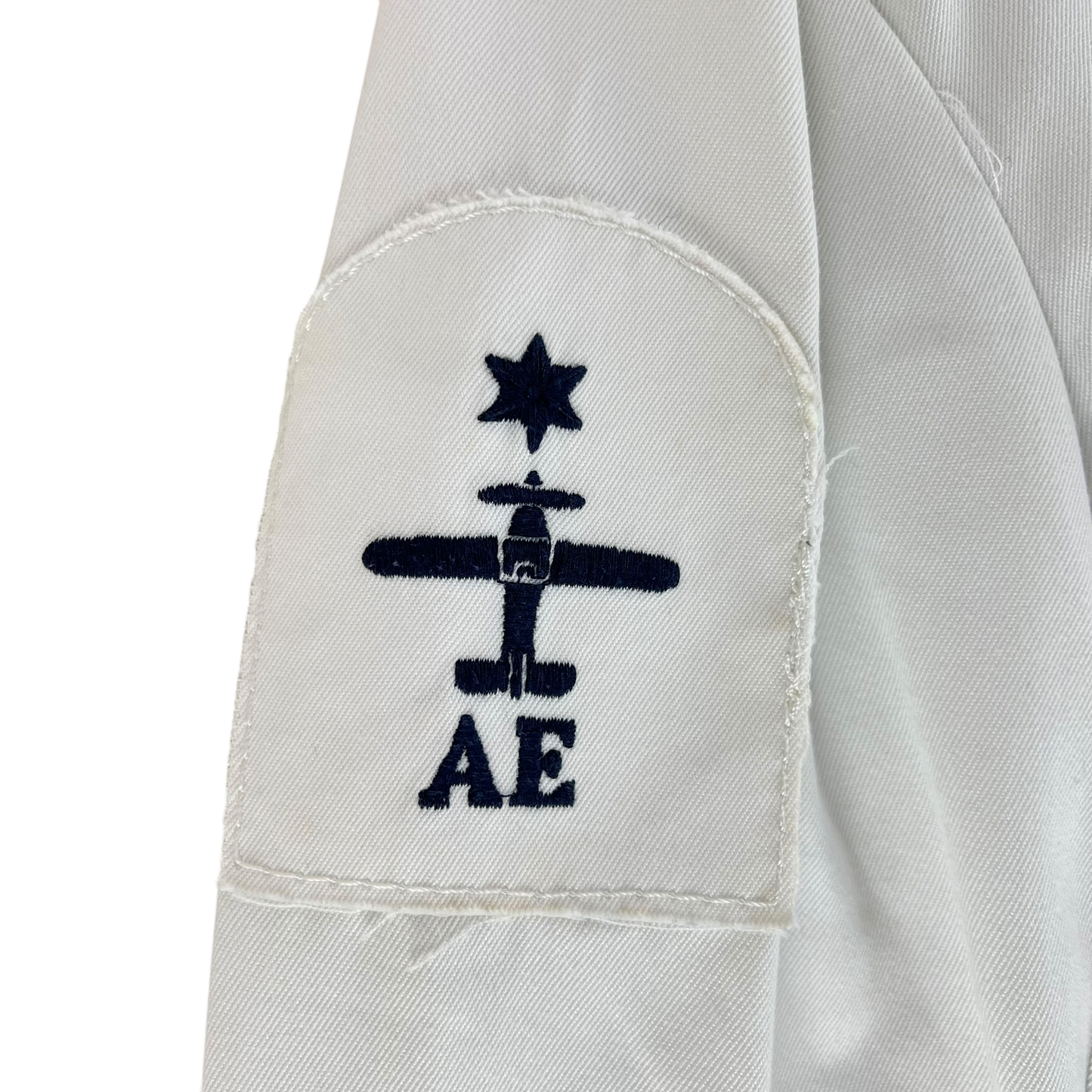 British Royal Navy Class II White Jumper Sailor's Top - Large 178/112