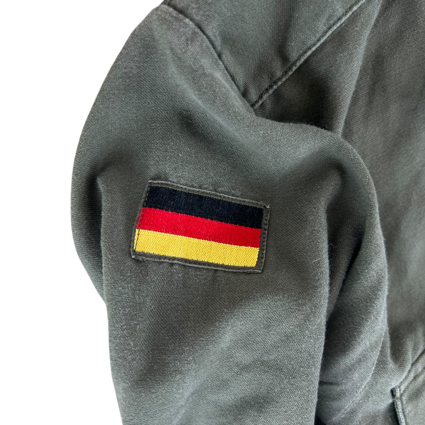 German Army Olive Green Long Sleeve Field Shirt - Large