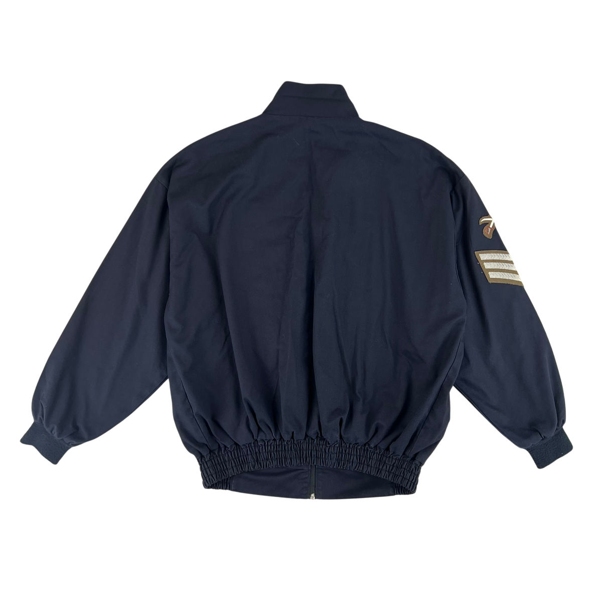 British Army / Tri-Services Navy Blue PTI Tracksuit Top Jacket - Medium