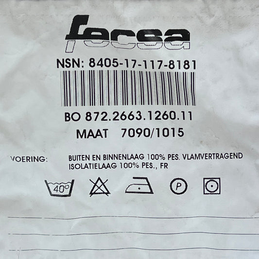 Dutch Army Cold Weather Jacket Liner - Large