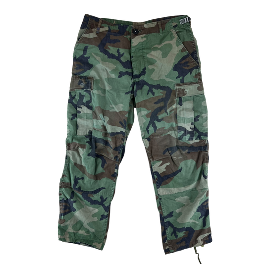 US Army M81 Woodland Camouflage Trousers - W33 L27