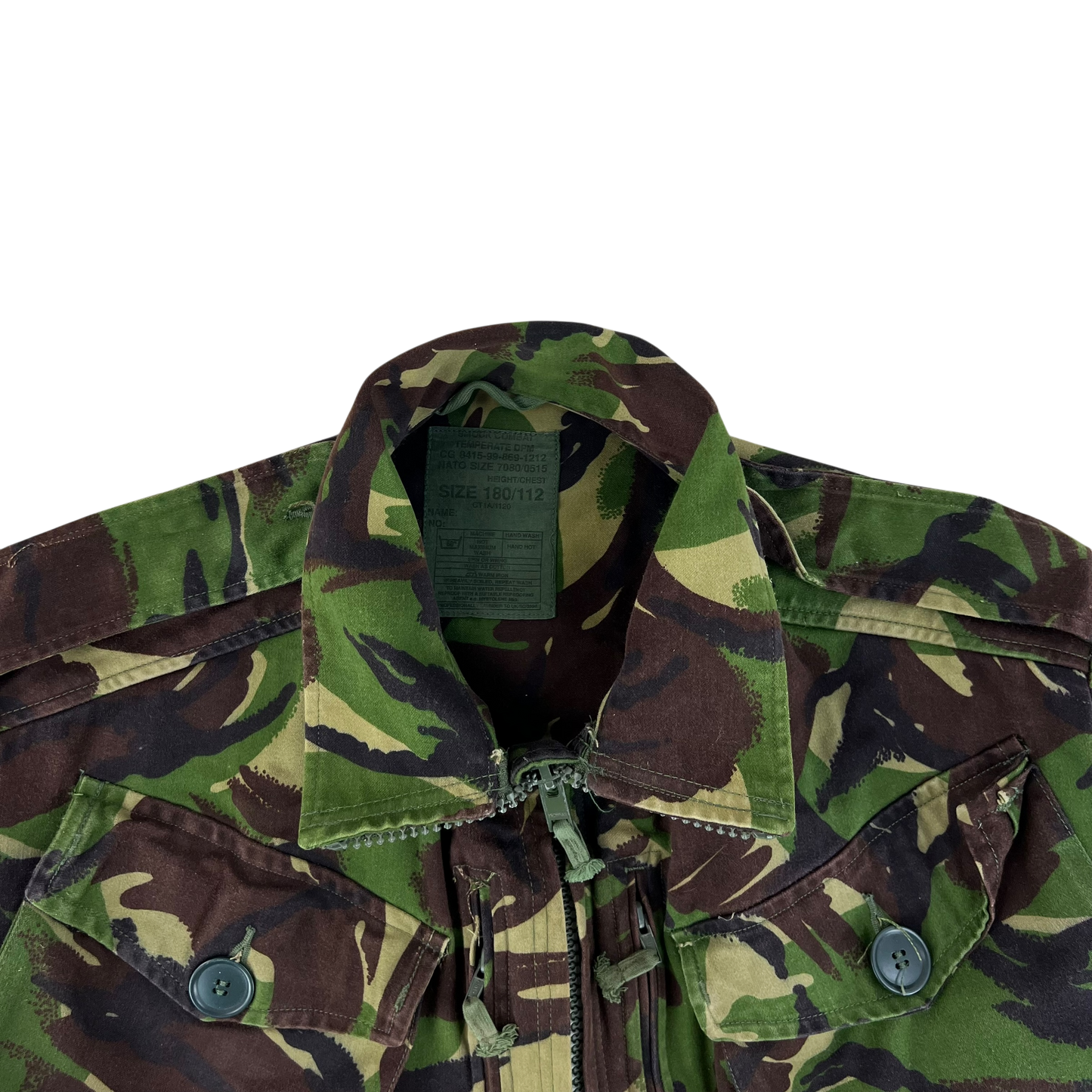 British Army 84 Pattern Woodland DPM Camo Combat Smock - Large 180/112