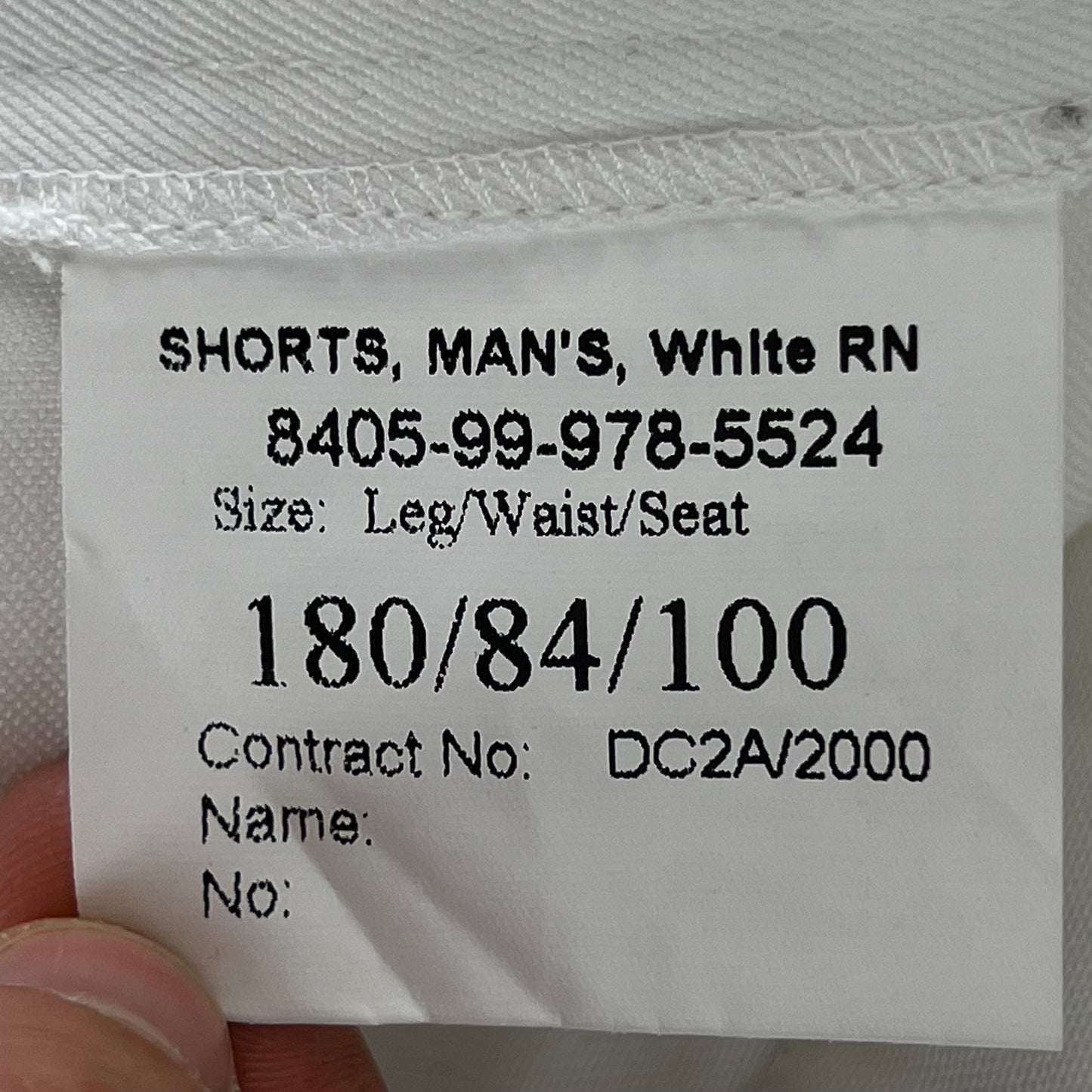 British Royal Navy White Dress Shorts - W32 180/84