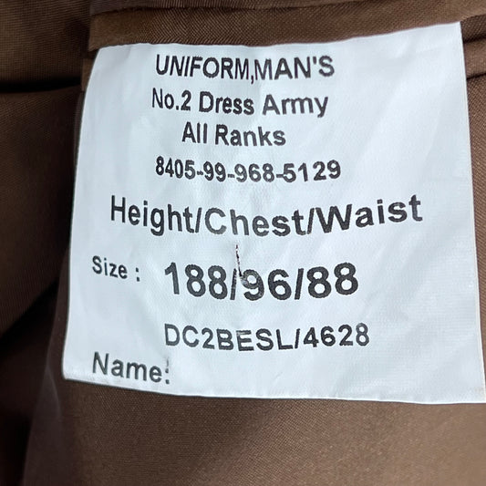 British Army No. 2 FAD Dress Jacket - QARANC - Medium 188/96