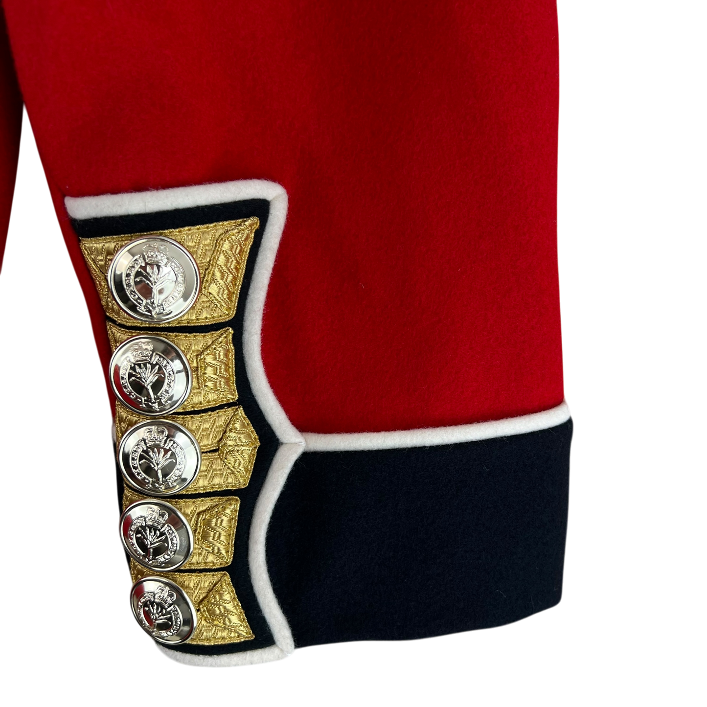 British Army RHQ SGTS Bandsman's Tunic Jacket w/ Wings - Welsh Guards - Large