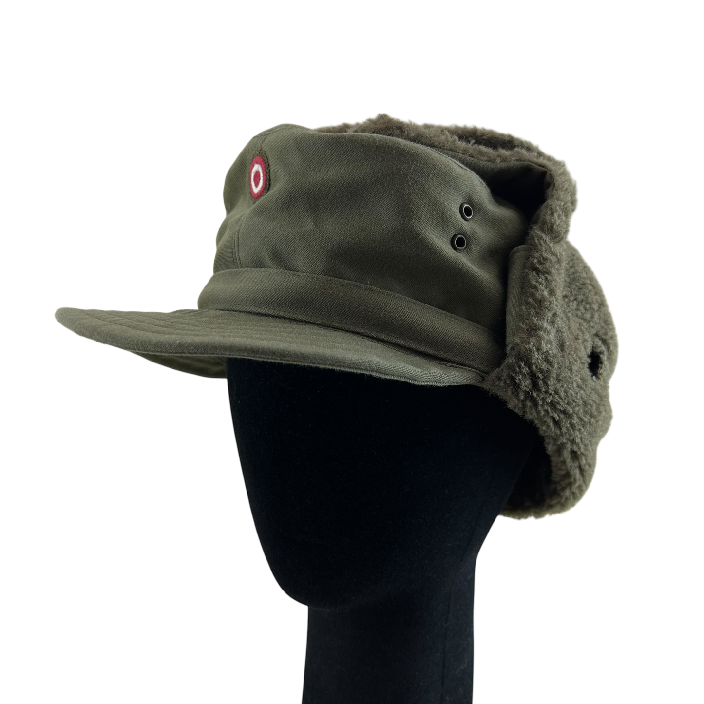 Austrian Army Olive Drab Cold Weather Trapper Cap - Medium 58cm