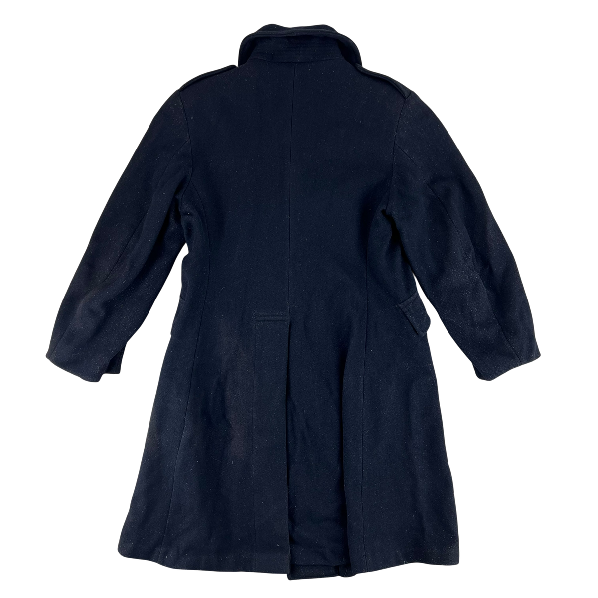 British Army 50s Civil Defence Black Greatcoat - Medium