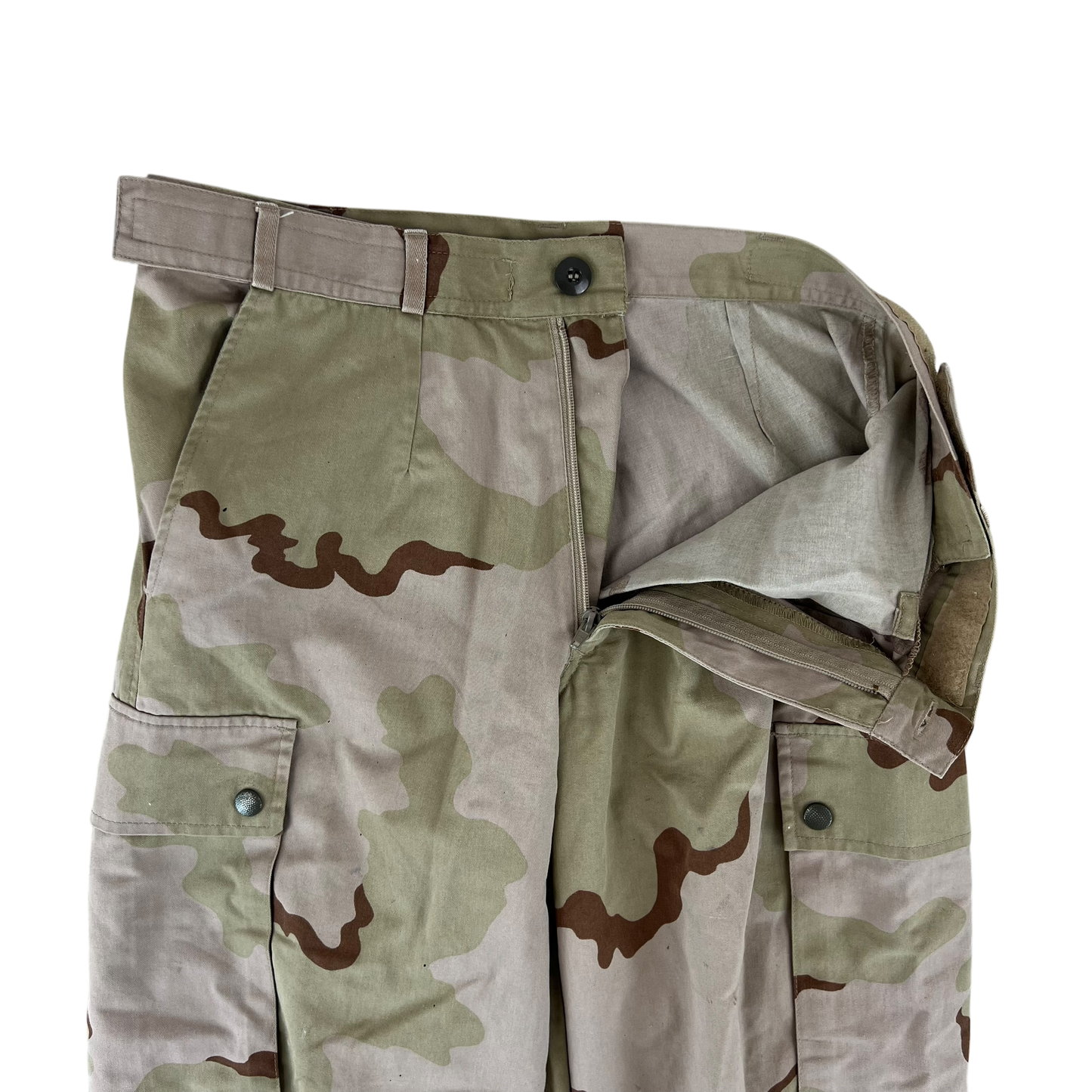 Dutch Army M93 Desert Tricolour Camouflage Combat Trousers - W32 L33.5