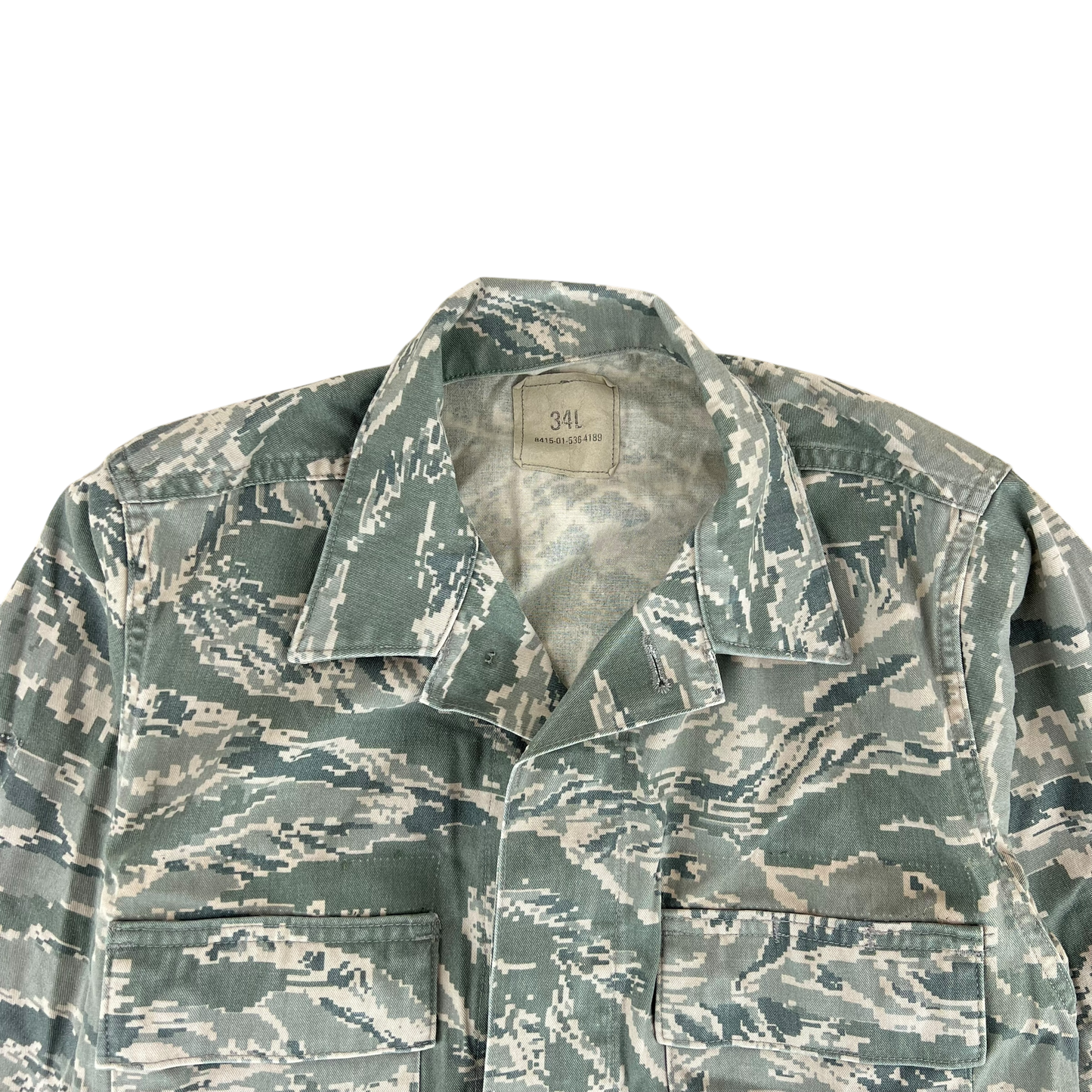 US Air Force Digital Tiger Stripe Pixel Camouflage BDU Combat Jacket - Small