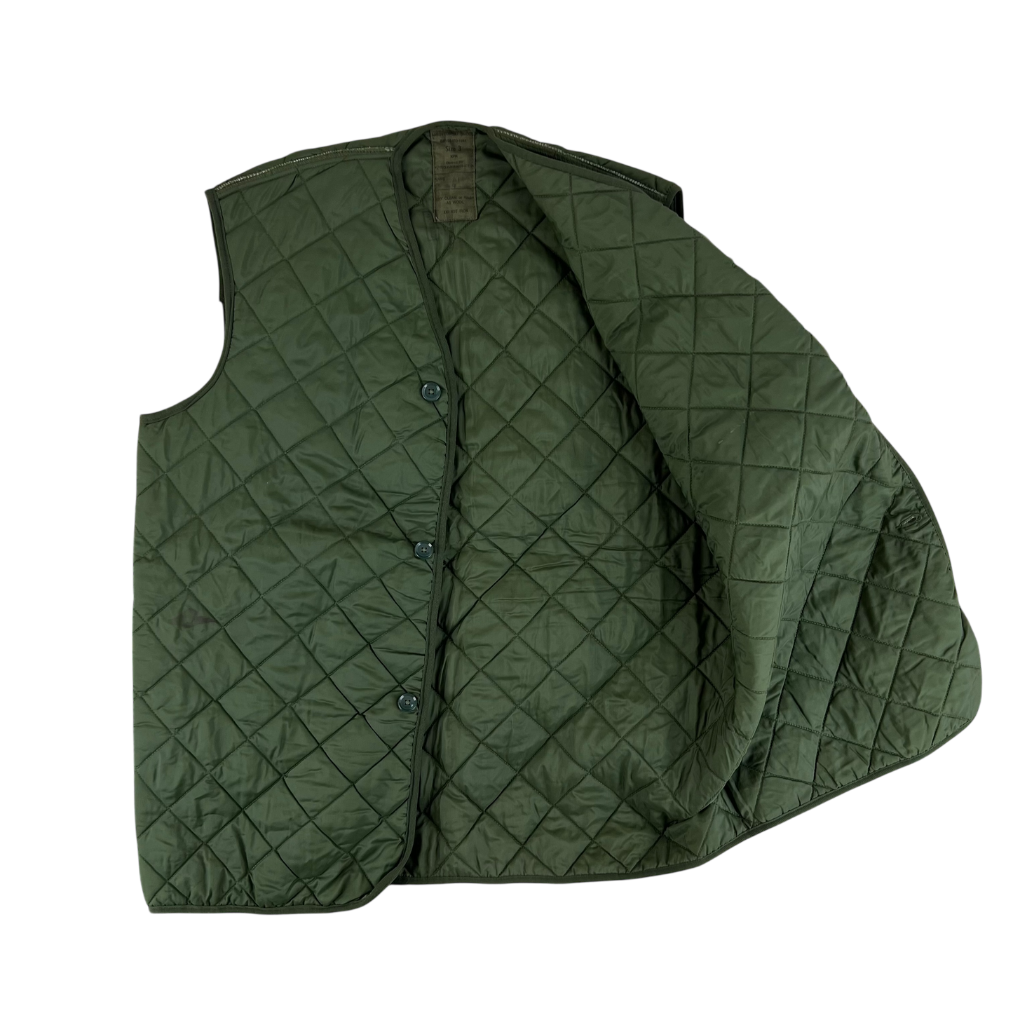 British Army Cold Weather Jacket Gilet Liner - Large SIZE 3