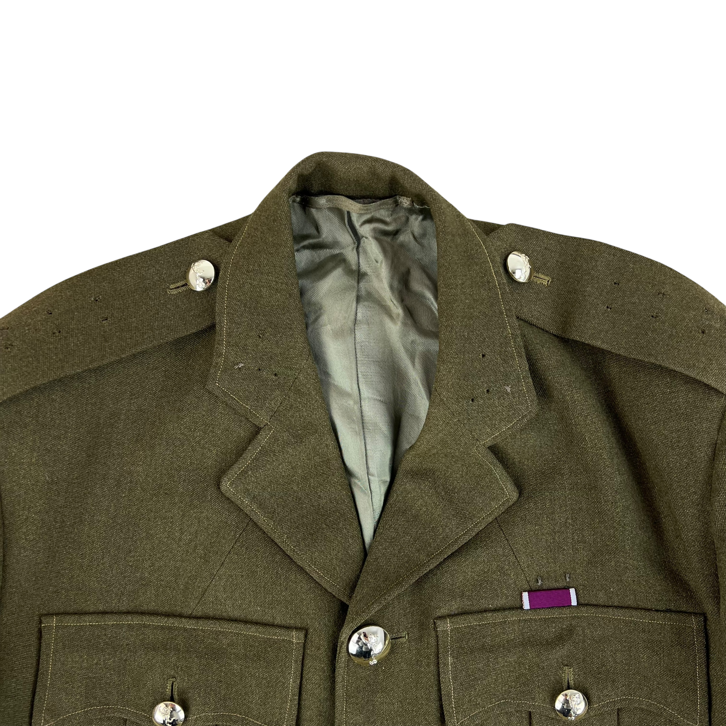 British Army 1980 Pattern No. 2 Olive Green Dress Jacket - Royal Signals - Medium